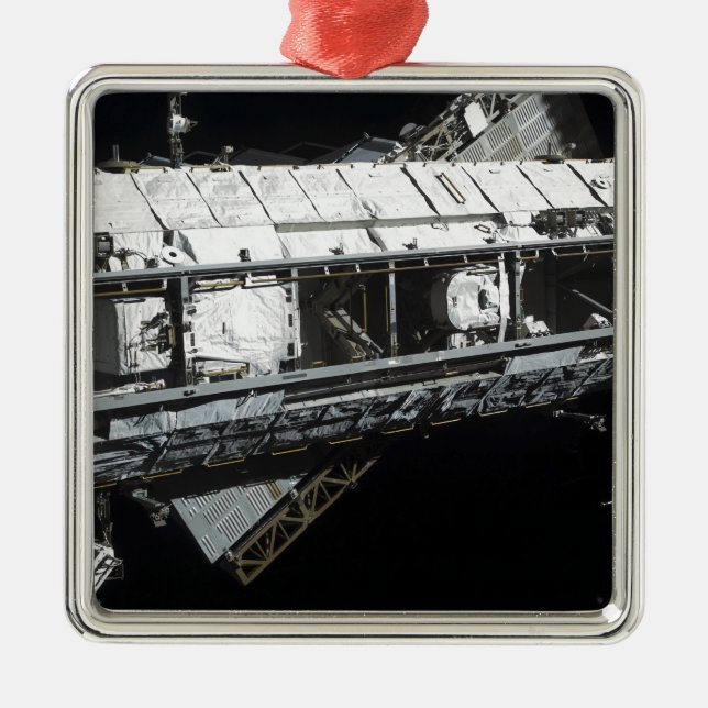 The International Space Station's starboard tru Metal Ornament (Front)