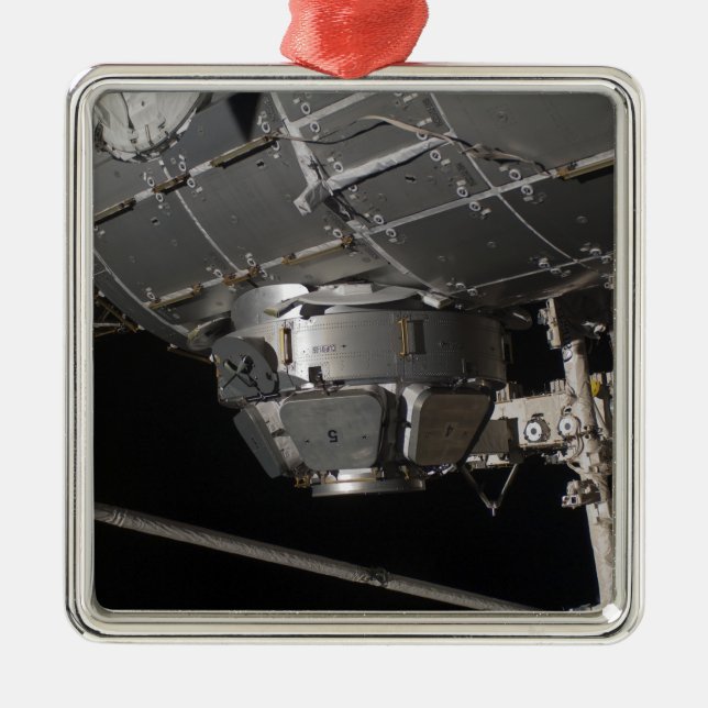 The International Space Station's Tranquility n Metal Ornament (Front)