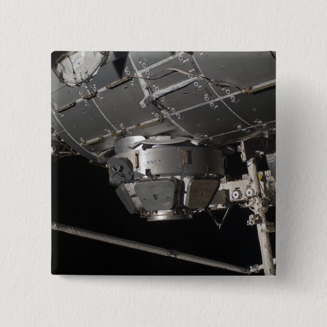 The International Space Station's Tranquility n Pinback Button (Front)