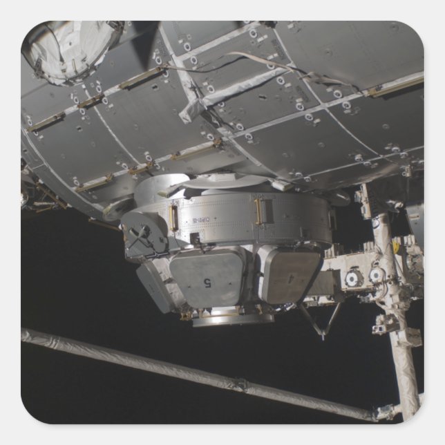 The International Space Station's Tranquility n Square Sticker (Front)