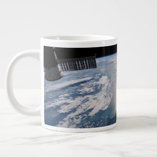The International Spce Station Above The Atlantic Giant Coffee Mug