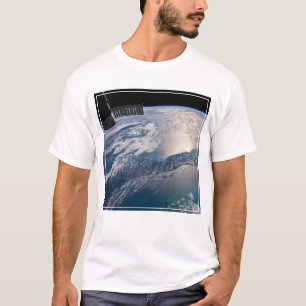 The International Spce Station Above The Atlantic T-Shirt