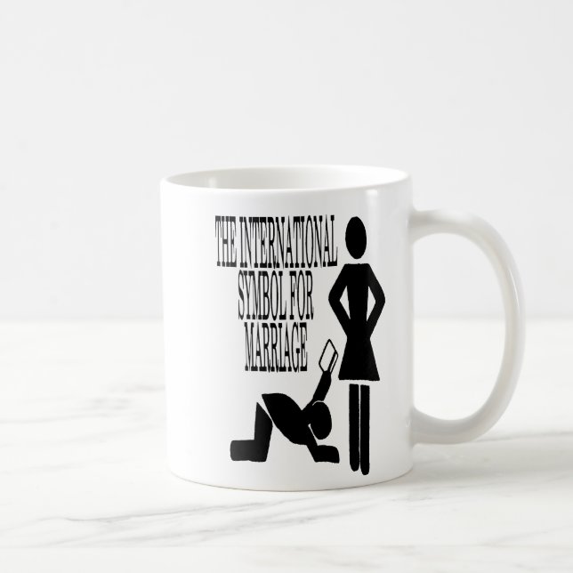 The international symbol for marriage coffee mug (Right)