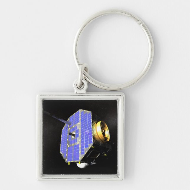 The Interstellar Boundary Explorer satellite Keychain (Front)