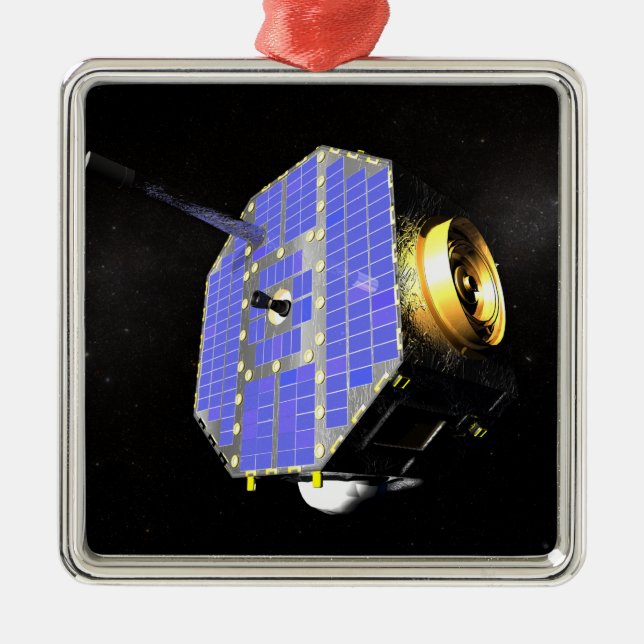 The Interstellar Boundary Explorer satellite Metal Ornament (Front)