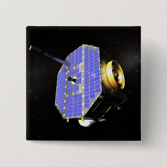 The Interstellar Boundary Explorer satellite Pinback Button (Front)