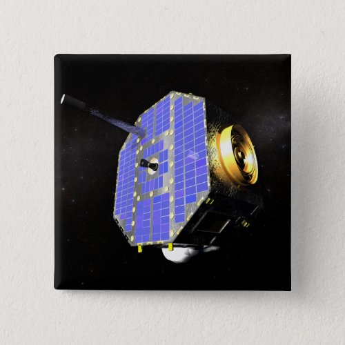 The Interstellar Boundary Explorer satellite Pinback Button