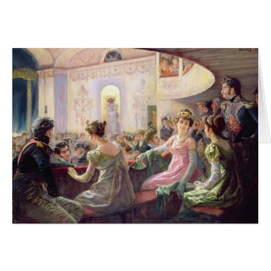 The Interval at the Theatre Cards (Front Horizontal)