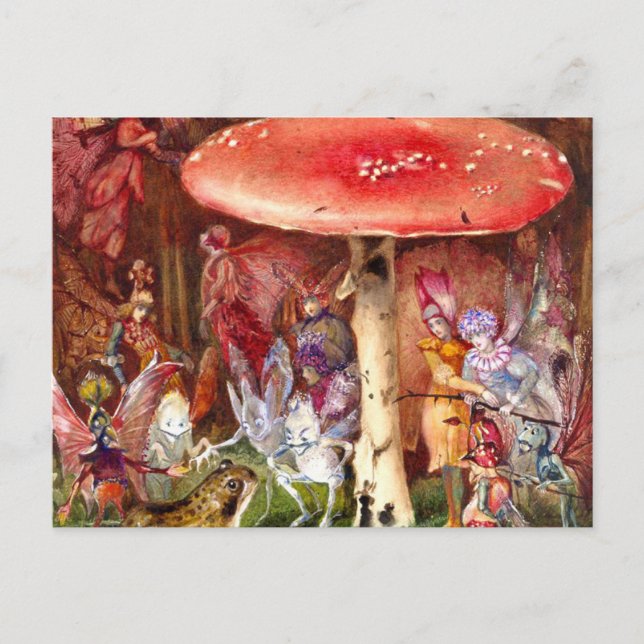 The Intruder John Anster Fitzgerald Holiday Postcard (Front)