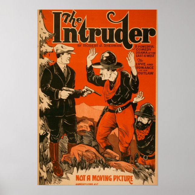 The Intruder - Western Cowboy Comedy Theatrical Poster (Front)