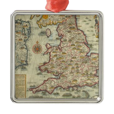 The Invasions of England & Ireland Metal Ornament The Invasions of England & Ireland Metal Ornament