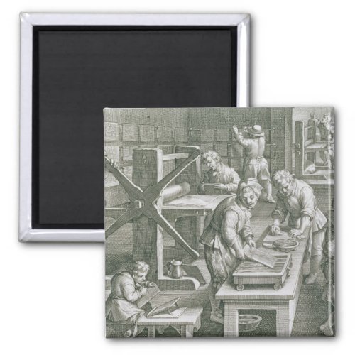 The Invention of Copper Engraving plate 20 from  Magnet