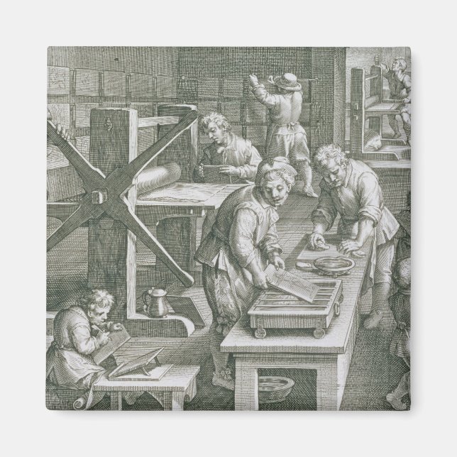 The Invention of Copper Engraving, plate 20 from ' Magnet (Front)
