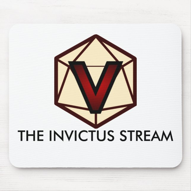 The INVICTUS Stream Mousepad (Front)