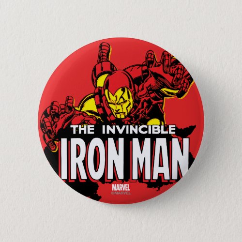 The Invincible Iron Man Graphic Button
