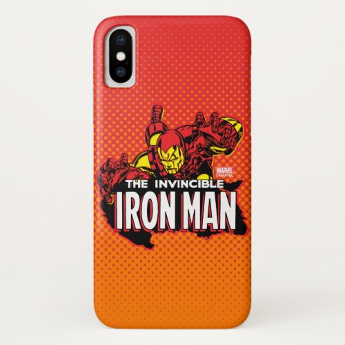 The Invincible Iron Man Graphic iPhone X Case