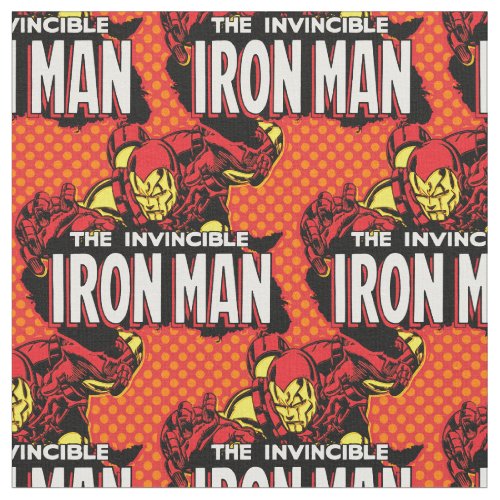 The Invincible Iron Man Graphic Fabric