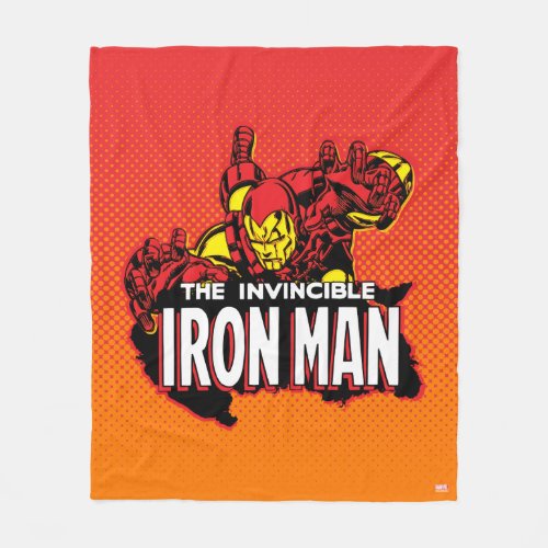 The Invincible Iron Man Graphic Fleece Blanket