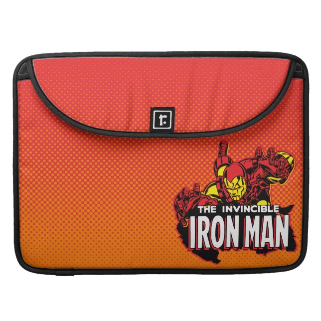 The Invincible Iron Man Graphic Sleeve For MacBooks (Front Closed)