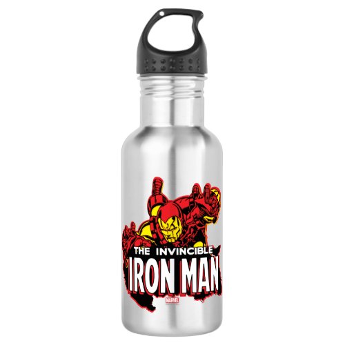 The Invincible Iron Man Graphic Water Bottle