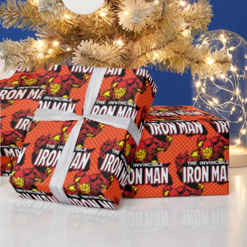 The Invincible Iron Man Graphic Wrapping Paper
