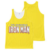 The Invincible Iron Man Logo All-Over-Print Tank Top (Front and Back)