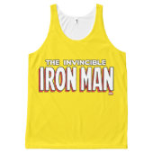 The Invincible Iron Man Logo All-Over-Print Tank Top (Front)