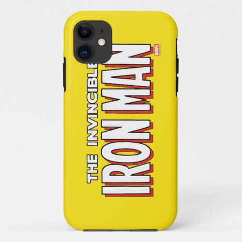 The Invincible Iron Man Logo iPhone 11 Case