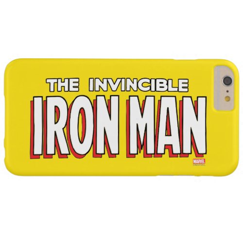 The Invincible Iron Man Logo Barely There iPhone 6 Plus Case