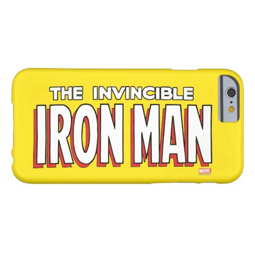 The Invincible Iron Man Logo Barely There iPhone 6 Case