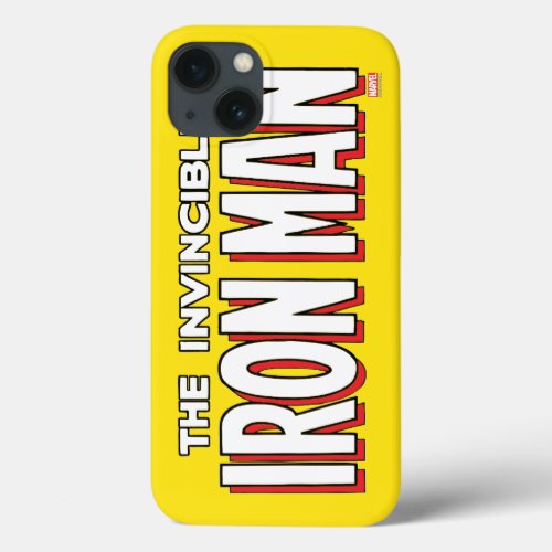 The Invincible Iron Man Logo iPhone 13 Case