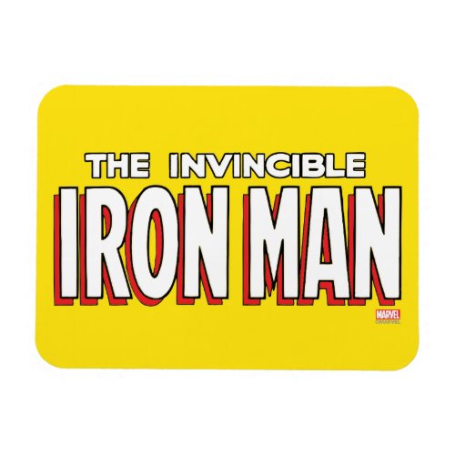 The Invincible Iron Man Logo Magnet