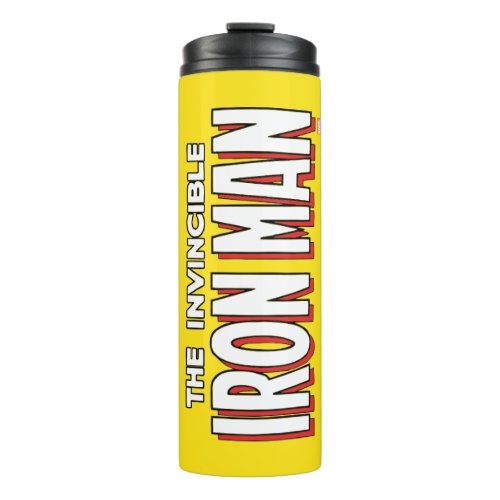 The Invincible Iron Man Logo Thermal Tumbler