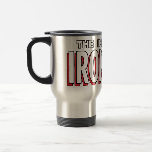 The Invincible Iron Man Logo Travel Mug