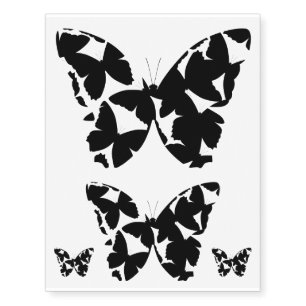 The Invisible Butterfly - Temporary Tattoos