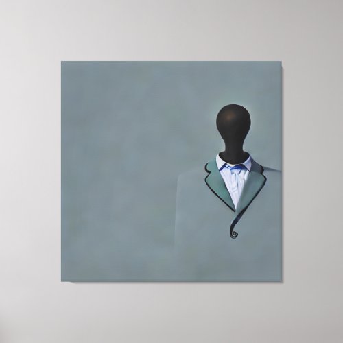 The Invisible Gentleman Canvas Print
