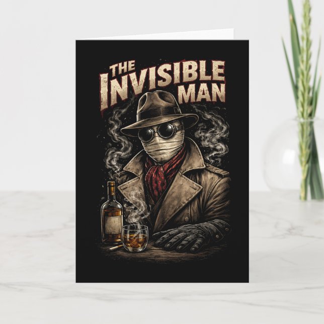 The Invisible Man Holiday Card (Front)
