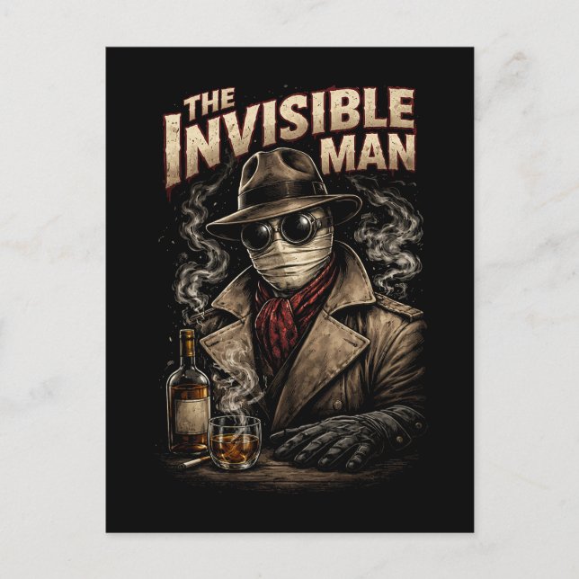 The Invisible Man Postcard (Front)