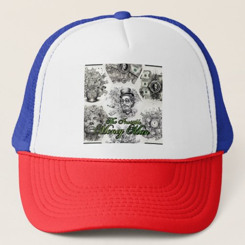 The invisible money man trucker hat