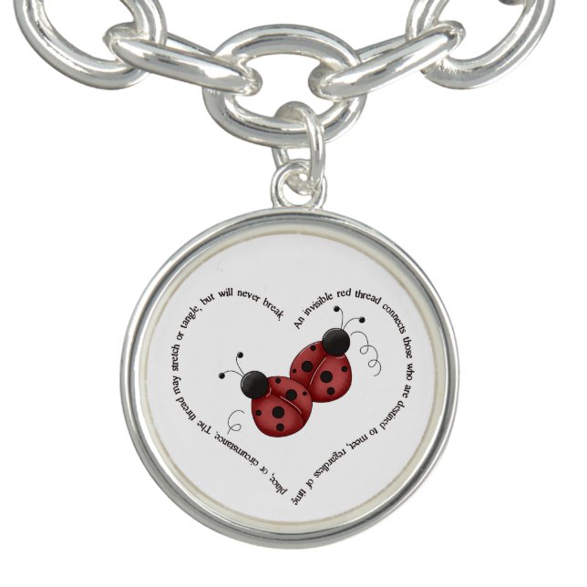 The Invisible Read Thread Charm Bracelet (Design)