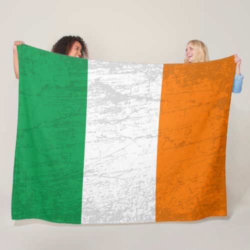The Ireland Flag _ A Tapestry of Irish Heritage Fleece Blanket
