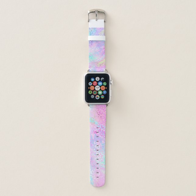 The Iridescent Leopard Series Design 10 Apple Watch Band (Front)
