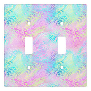 The Iridescent Leopard Series Design 10 Light Switch Cover