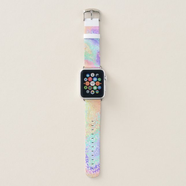 The Iridescent Leopard Series Design 3 Apple Watch Band (Front)