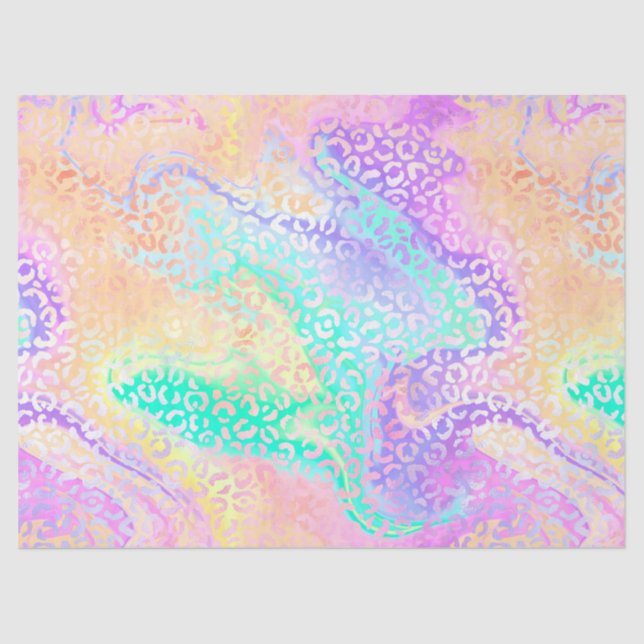 The Iridescent Leopard Series Design 3 Tissue Paper (Front)