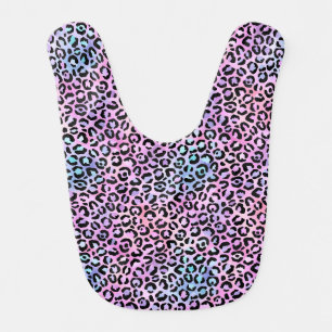 The Iridescent Leopard Series Design 4 Baby Bib