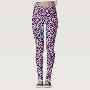 The Iridescent Leopard Series Design 4 Leggings