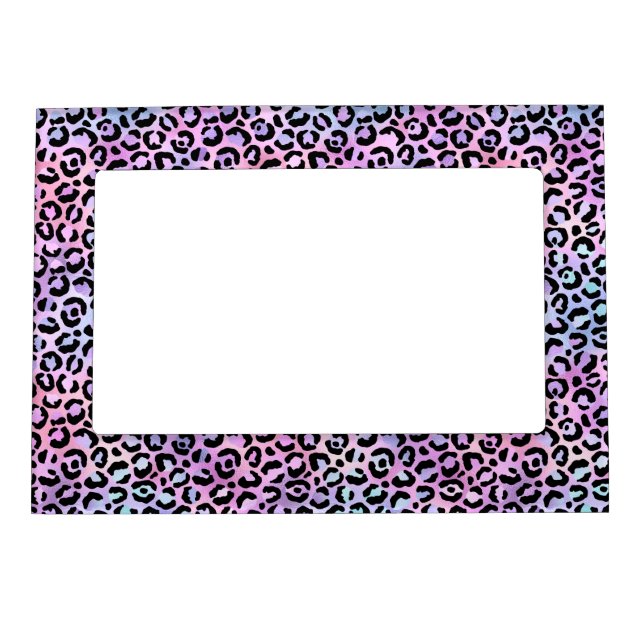 The Iridescent Leopard Series Design 4 Magnetic Frame (Front)