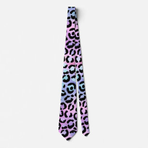 The Iridescent Leopard Series Design 4 Neck Tie