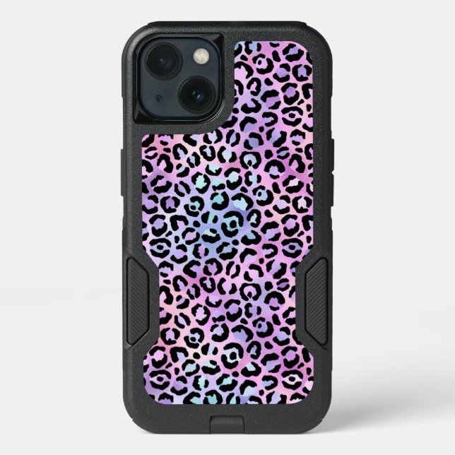The Iridescent Leopard Series Design 4 Otterbox iPhone Case (Back)